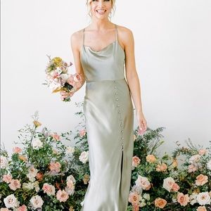 Revelry ‘Billie’ satin dress. Size 4. New with tags.